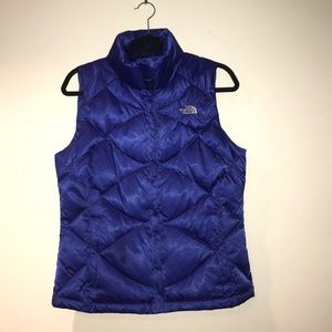 North face cobalt blue vest